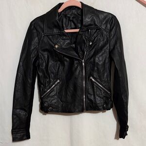 Romeo & Juliet Couture Black Leather Jacket, Size M, NWT, MAKE AN OFFER!!!